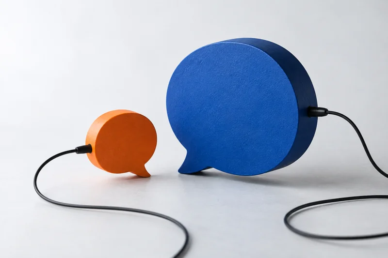 Two conversation symbols